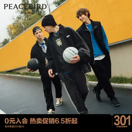 太平鸟男装 半拉链卫衣休闲时尚流舒适B1BFC1210商品大图