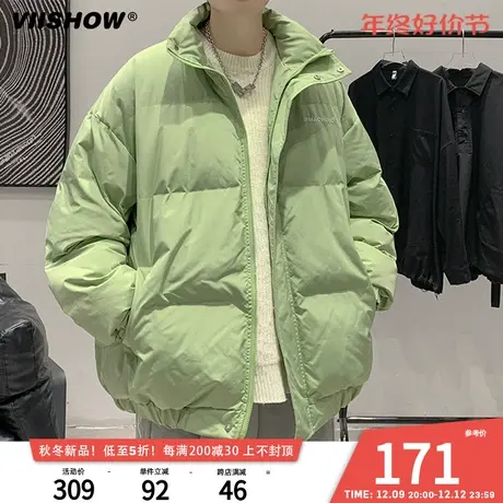 VIISHOW立领棉服男冬季美式高街潮牌加厚保暖棉衣ins百搭宽松外套图片