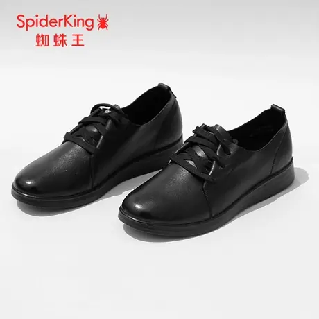 蜘蛛王断码清仓正品女鞋真皮2022春商场新款皮鞋女老人妈妈鞋软底图片