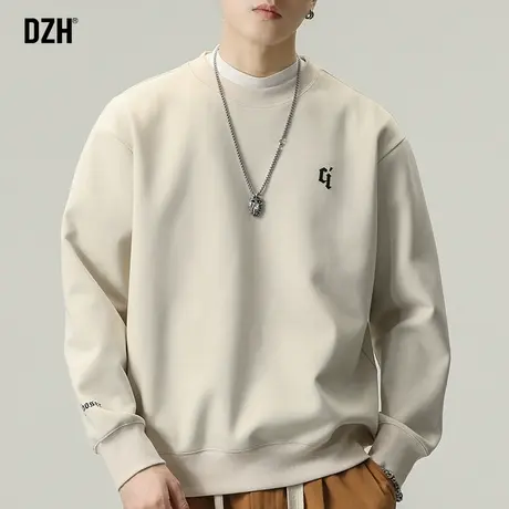 男士重磅卫衣冬季男上衣潮牌男装2023新款冬装男款加绒加厚秋冬款图片