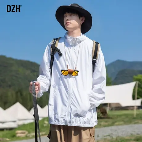 男士户外运动薄外套男款夏季潮牌速干透气男装2023新款情侣装夹克商品大图