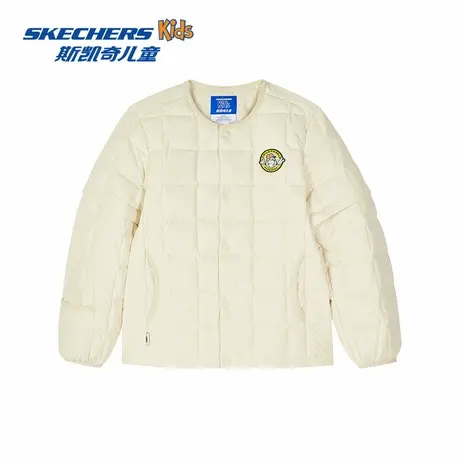 SKECHERS X Smileyworld联名系列2025年秋冬新品男童象牙白色梭图片