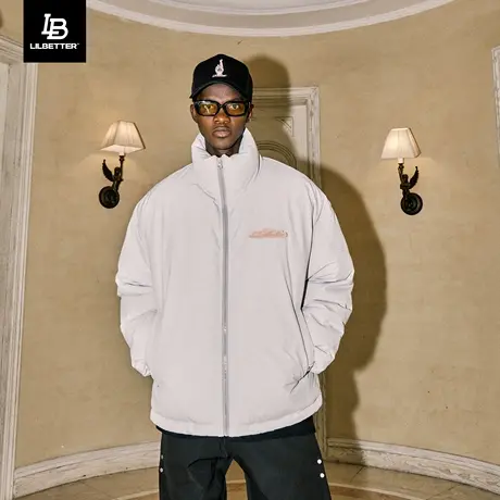 Lilbetter立领棉衣男冬季加厚外套2023新款棉袄美式潮流棉服夹克商品大图