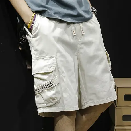 工装短裤男士夏季五分裤潮牌爆款休闲中裤宽松胖子大码2024新款潮商品大图