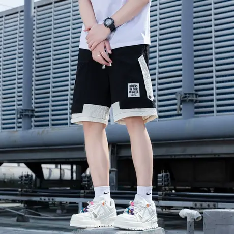 2025新款工装短裤男夏季潮牌青少年初中高中学生休闲运动五分裤子商品大图