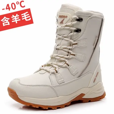 雅森2025新款冬季雪地靴女款加绒加厚防水防滑中筒靴子户外抗寒鞋商品大图