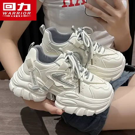 回力老爹鞋女款2025新款秋季爆款运动鞋女初中生厚底不累脚休闲鞋商品大图