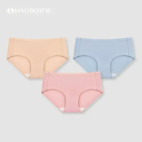 薄款舒适透气裆里桑蚕丝性感三角裤中腰底裤裆里聚乳酸大码内裤商品大图