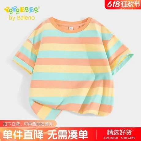 班尼路童装YBB系列女童短袖t恤夏季12岁女孩洋气上衣儿童夏款半袖图片