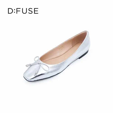 【昕怡粉丝专享】DFuse春夏平底蝴蝶结浅口芭蕾鞋软底奶奶鞋图片