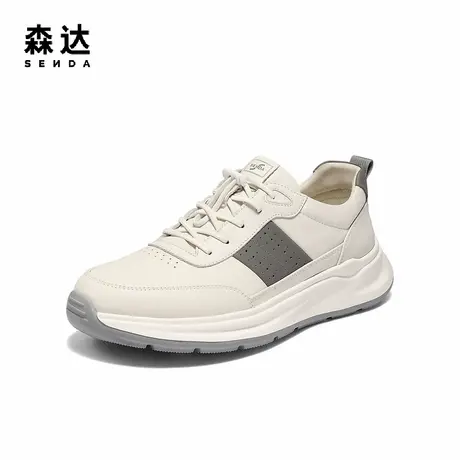 森达运动鞋男2025秋季新款户外跑步厚底休闲鞋JDZ72CM5商品大图