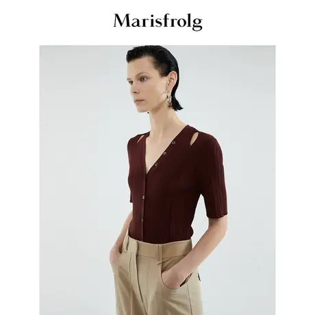 【奥莱清仓保暖季特价 】玛丝菲尔毛针织衫商品大图