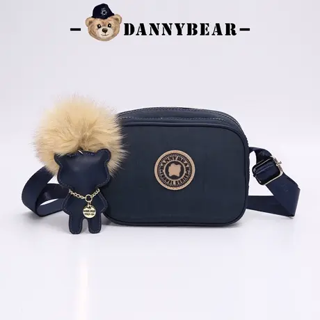 丹尼熊包包男女斜挎挂小包旅行户外出游休闲纯色百搭轻便帆布包商品大图