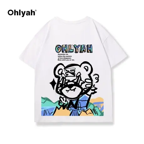 Ohlyah2023春夏新款短袖T恤女白色打底衫内搭别致ins潮设计感小众图片