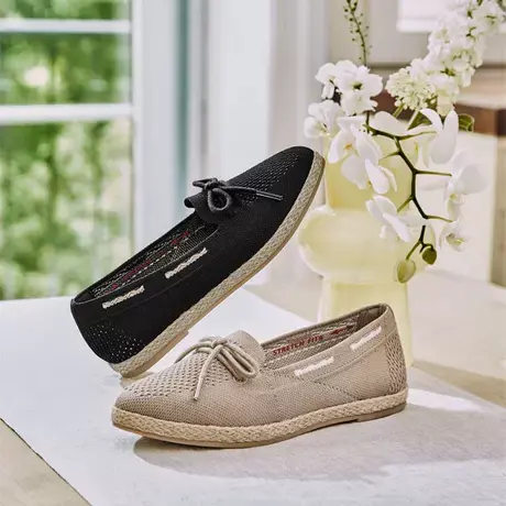 Skechers斯凯奇女士舒适柔软透气休闲一脚蹬浅口套脚单鞋158689商品大图