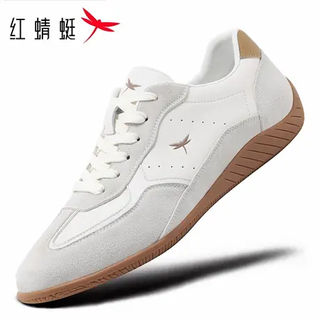 红蜻蜓男鞋春季新款鞋子男士户外休闲运动鞋复古德训鞋男软底秋冬商品大图
