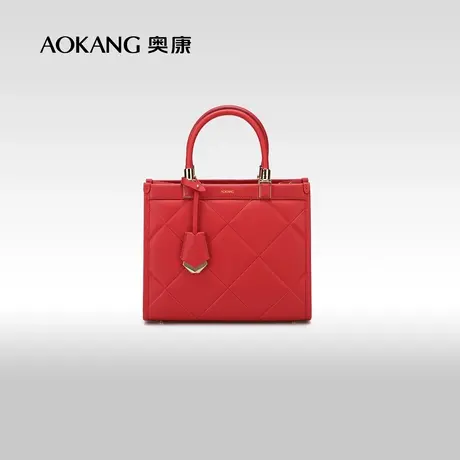 【门店发货】奥康女包轻奢品牌真皮女士手提包简约大气妈妈包商品大图