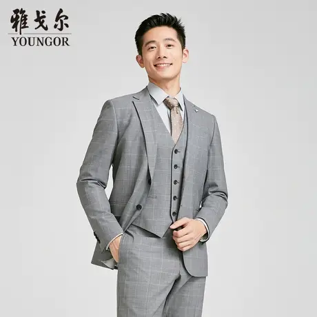 【商场同款】雅戈尔男士西服春季新款官方商务休闲羊毛西装外套男图片