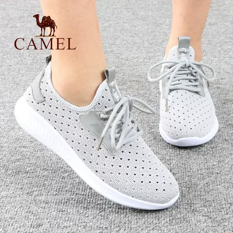 Camel/骆驼男鞋 春夏季轻便舒适网眼网面透气运动户外休闲旅游鞋商品大图