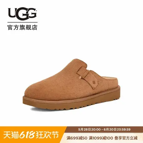 UGG春季新款男女同款舒适时尚休闲平底包头一脚蹬克罗格鞋1170810商品大图