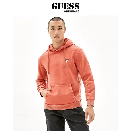 GUESS Originals×CLOTTEE秋冬季男女同款休闲宽松连帽抽绳卫衣图片