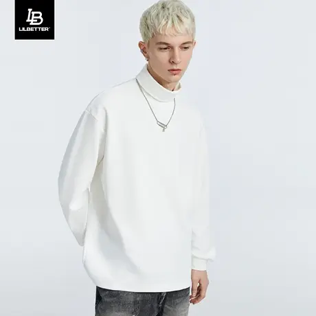 LiLbetter高领长袖T恤男秋季内搭体恤男装高级感衣服港风打底衫LB商品大图