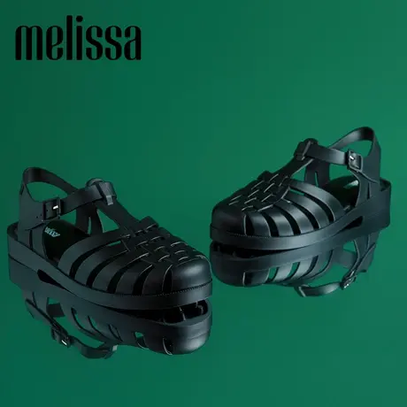 【赵露思同款】Melissa梅丽莎时尚编织女士果冻罗马猪笼凉鞋32408商品大图