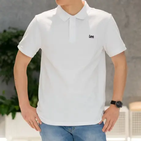 Lee24早春新品男士POLO短袖T恤标准版型LMT0075264CJ00FK11000图片
