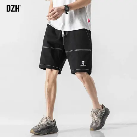 男士短裤夏季五分裤男潮牌外穿纯棉宽松半截裤韩版潮流百搭中裤商品大图