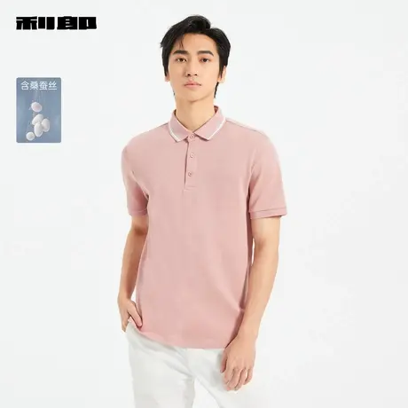 【商场同款】利郎 桑蚕丝短袖Polo衫男2025夏T恤25XTX3421/3/4/5Y图片