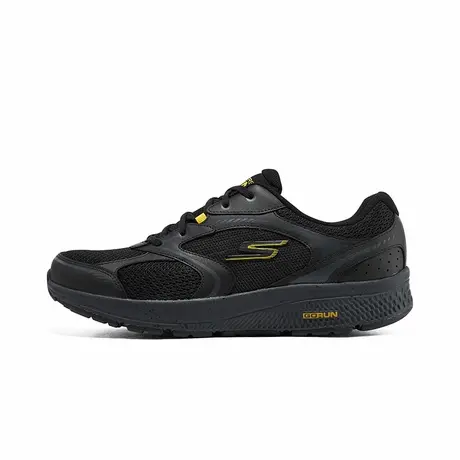 Skechers斯凯奇男鞋2025春夏季新款黑色运动鞋减震透气网面跑步鞋商品大图