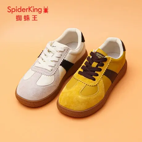 SPIDER KING/蜘蛛王正品女德训鞋2025秋新款真皮休闲时尚轻便平底图片