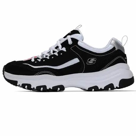 斯凯奇（Skechers）女鞋春夏季2025新款黑白经典熊猫鞋休闲鞋运动商品大图
