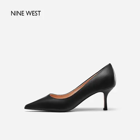 Nine West/玖熙春季新款高跟鞋尖头经典职业气质通勤鞋舒适细跟女商品大图