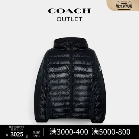 COACH/蔻驰奥莱男士可压缩轻薄羽绒服冬季外套图片