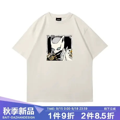 吉良吉影jojot恤联名衣服周边短袖男日系动漫JOJO的奇妙冒险T恤夏图片