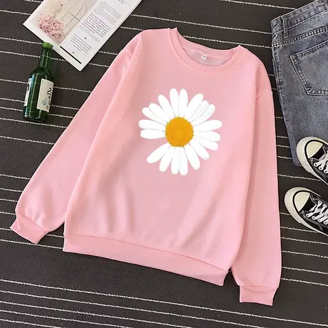 2023新款cec卫衣女冬季加绒加厚宽松韩版套头慵懒bf风长袖上衣潮图片