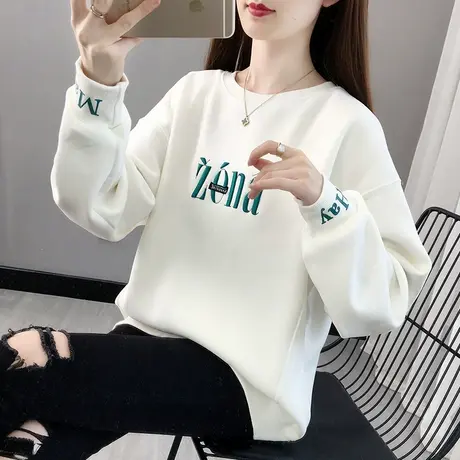 卫衣女春秋季韩版宽松bf慵懒风ins早春薄款百搭小个子上衣外套潮图片