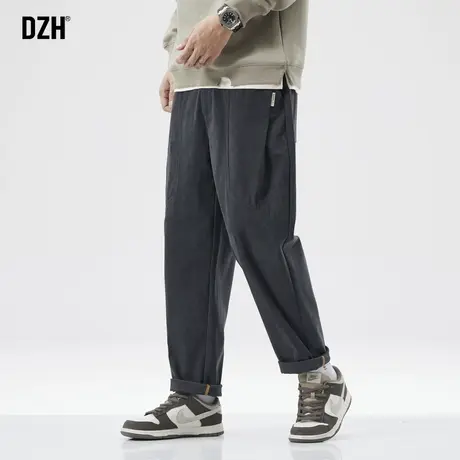 男士秋季裤子宽松直筒工装裤男秋款休闲裤2023新款男裤长裤锥形裤商品大图