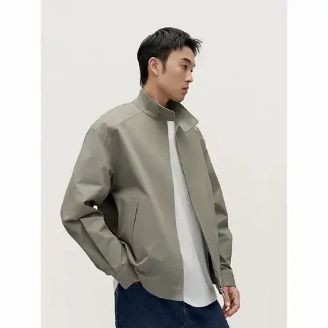 TRENDIANO立领飞行夹克男士弹力棉外套1SM1090760商品大图