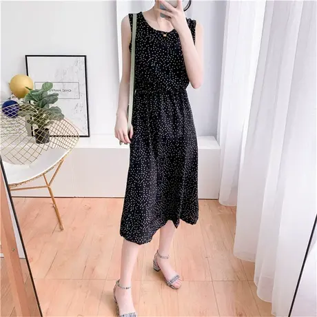 法式吊带背心连衣裙女夏2022新款a字裙子夏季沙滩背带长裙高级感图片