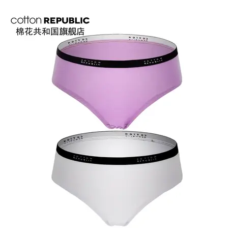 Cotton Republic/棉花共和国女生莫代尔可爱老鼠印花情侣款三角裤商品大图