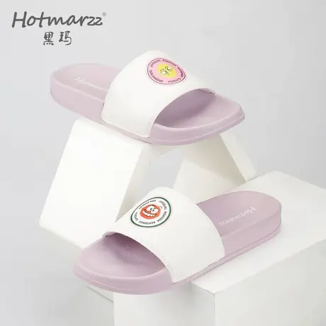 hotmarzz/黑玛拖鞋外穿夏季休闲鞋子女士ins耐磨防滑软底一字拖商品大图