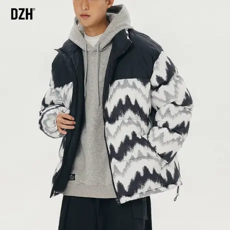 男士潮牌加厚棉服男冬季立领外套2023新款保暖美式棉衣面包服棉袄商品大图