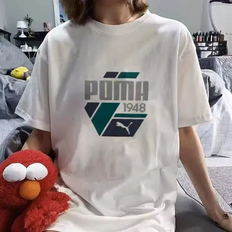 奥特莱斯折扣官网2023夏季新款男女运动短袖t恤半袖纯棉百搭上衣图片