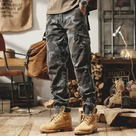 多色可选男士休闲裤休闲潮流男装时尚百搭复古日系工装裤男休闲男商品大图