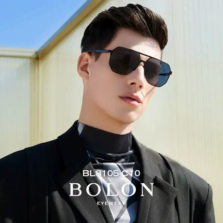 BOLON暴龙眼镜2023新品太阳镜经典飞行员偏光墨镜男驾驶镜BL8105图片