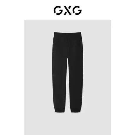 GXG男装 冬季时尚潮流休闲百搭穿搭帅气黑色青年裤GC102003L商品大图
