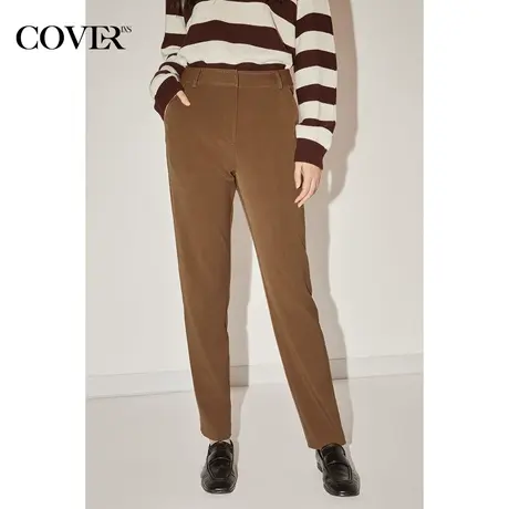 COVER秋季九分干练通勤西装裤商品大图