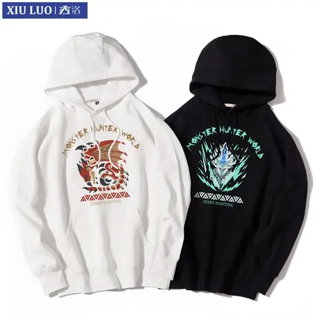 秀洛怪物猎人卫衣男女套头连帽衫ps4单机游戏上衣秋冬季新款衣服商品大图